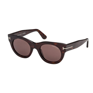 Tom Ford Okulary Przeciwsłoneczne FT1315 52E Marine Brązowy/Brązowy Damskie 2