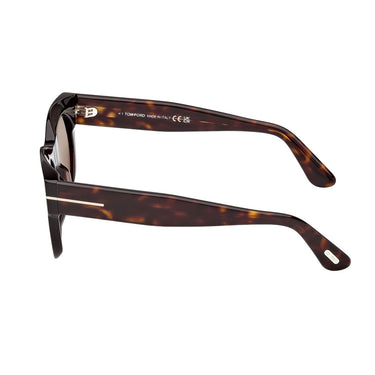 Tom Ford Okulary Przeciwsłoneczne FT1315 52E Marine Brązowy/Brązowy Damskie 3