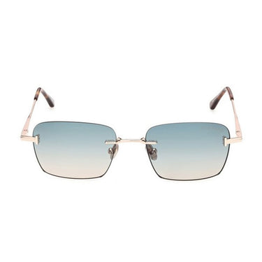 Tom Ford Occhiali da Sole FT1354 28P Jake Oro Rosé Verde Sfumato Unisex