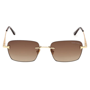 Tom Ford Okulary Przeciwsłoneczne FT1354 30F Jake Złote/Brązowe Gradientowe Unisex