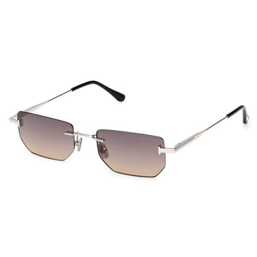 Tom Ford Okulary Przeciwsłoneczne FT1355 16B Ethan Srebrny/Szary Gradient Unisex 2