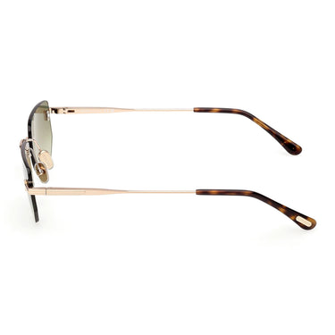 Tom Ford Okulary Przeciwsłoneczne FT1355 28P Ethan Oro Rosè/Verde Sfumato Unisex 2