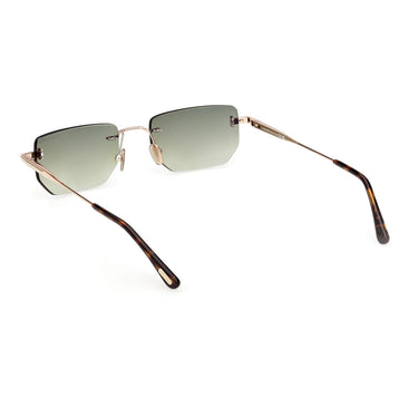 Tom Ford Okulary Przeciwsłoneczne FT1355 28P Ethan Oro Rosè/Verde Sfumato Unisex 3
