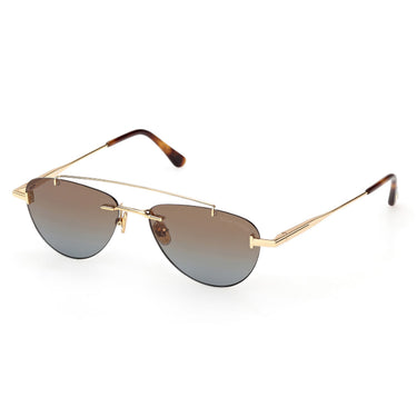 Tom Ford Okulary Przeciwsłoneczne FT1356 30F Astor Złoto/Brązowy Gradient Unisex 2