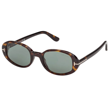 Tom Ford Okulary Przeciwsłoneczne FT1364 52N Iggy Brązowy/Zielony Damskie 2