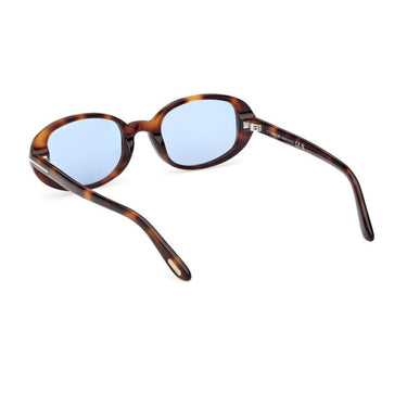 Tom Ford Okulary Przeciwsłoneczne FT1364 53V Iggy Marrone Blu Damskie 4