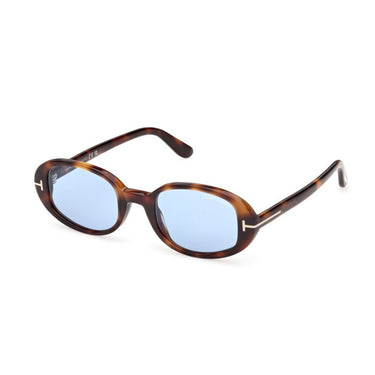 Tom Ford Okulary Przeciwsłoneczne FT1364 53V Iggy Brązowy Niebieski Damskie