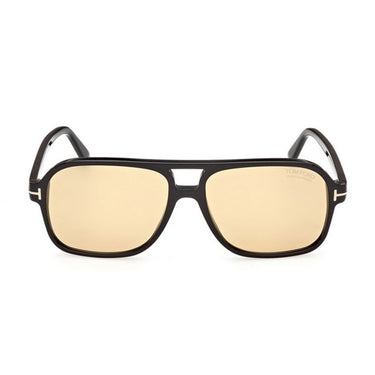 Tom Ford Occhiali da Sole FT1406 01E Madison Nero Giallo Uomo Fotocromatici
