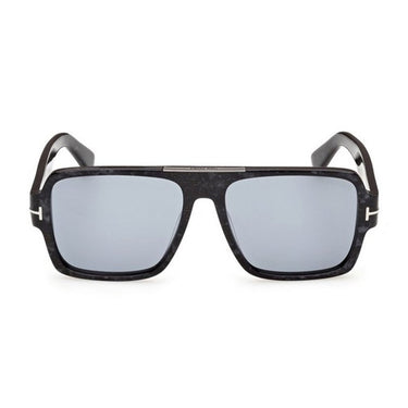 Tom Ford Occhiali da Sole FT1408 55A Sean Nero Tartarugato Grigio Fumo Uomo