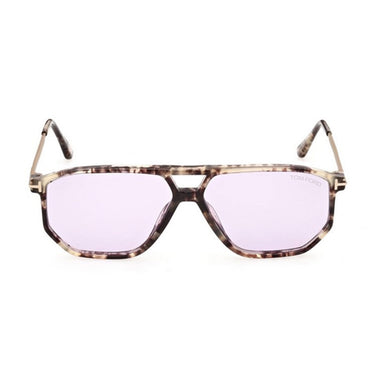 Tom Ford Occhiali da Sole FT1481 55Y Billie Tartarugato Viola Unisex