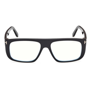Tom Ford Occhiali da Vista FT6182-B 001 Nero Lucido/Trasparente Uomo