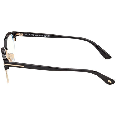 Tom Ford Occhiali da Vista FT6185-B 001 Nero Oro/Trasparente Uomo