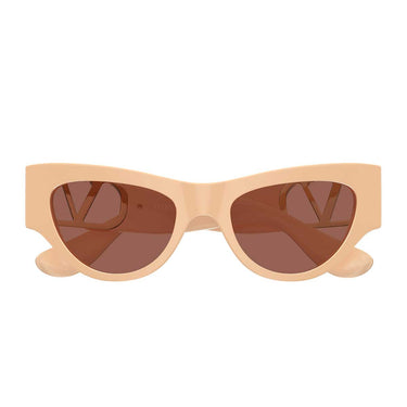 Valentino Occhiali da Sole VG0053S 004 Beige/Marrone Donna