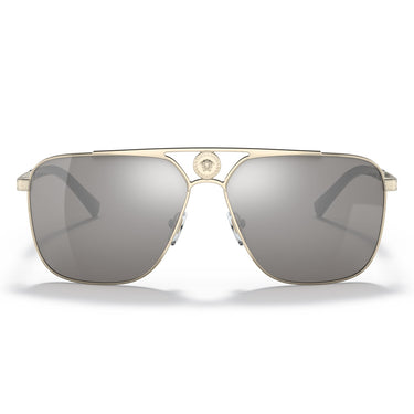 Versace Okulary Przeciwsłoneczne VE2238 12526G Złoto-Jasnoszary Unisex