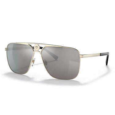 Versace Okulary Przeciwsłoneczne VE2238 12526G Złoto-Jasnoszary Unisex 2