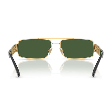 Versace Occhiali da Sole VE2257 100271 Oro Verde Scuro Unisex 4