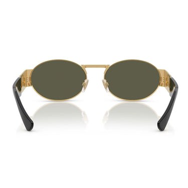 Versace Sunglasses VE2264 100230 Gold/Green Silver Mirrored Unisex 4