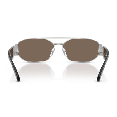 Versace Occhiali da Sole VE2287 1000AP Argento/Trasparente Specchiato Platino Uomo 3