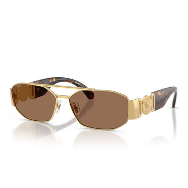Versace Occhiali da Sole VE2287 100273 Oro/Marrone Scuro Uomo 1