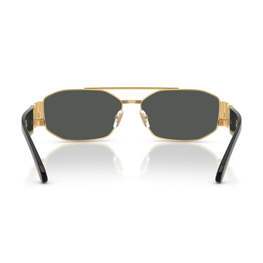 Versace Okulary Przeciwsłoneczne VE2287 100287 Złoto Ciemnoszary Męskie 4