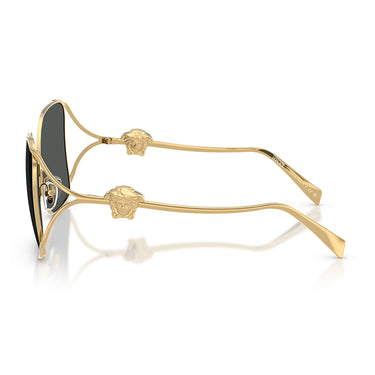 Versace Occhiali da Sole VE2288 100287 Oro Grigio Scuro Donna 3
