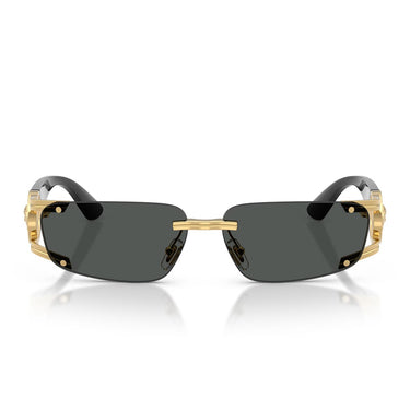 Versace Occhiali da Sole VE2291 100287 Oro/Grigio Scuro Uomo
