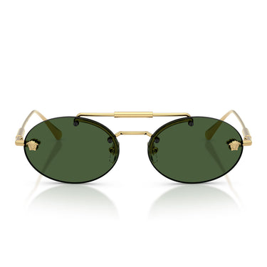 Versace Occhiali da Sole VE2295 100271 Oro Verde Scuro Donna