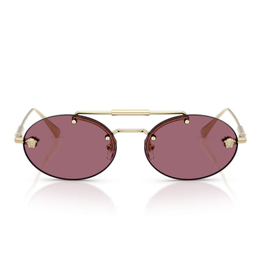 Versace Occhiali da Sole VE2295 12521A Oro Pallido Viola Donna