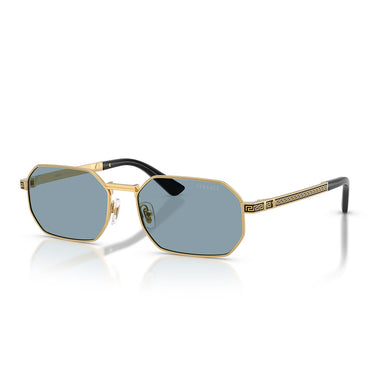 Versace Occhiali da Sole VE2297 100280 Oro Azzurro Uomo 2
