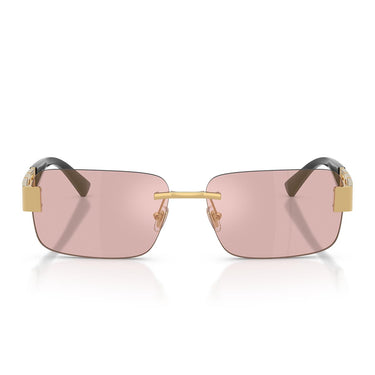 Versace Occhiali da Sole VE2298 10021T Oro/Rosa Specchiato Oro Uomo