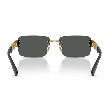 Versace Occhiali da Sole VE2298 100287 Oro/Grigio Scuro Uomo 3