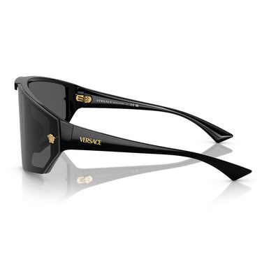 Versace Occhiali da Sole VE4461 GB1 87 Nero Grigio Scuro e Oro Unisex 3