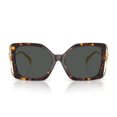 Versace Gafas de Sol VE4502U 108 87 Marrón Gris Oscuro Mujer 1
