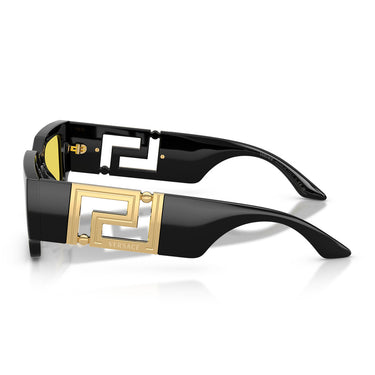 Versace Occhiali da Sole VE4506U GB1 85 Nero Giallo Uomo 3