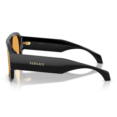 Versace Occhiali da Sole VE4508U GB1/7 Nero/Arancione Uomo 2