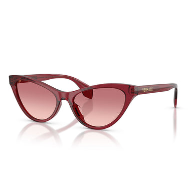 Versace Occhiali da Sole VE4522U 388 20 Rosso Trasparente Rosa Sfumato Donna 2