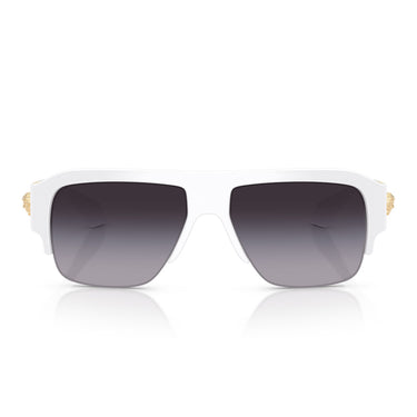 Versace Occhiali da Sole VE4525U 314 8G Bianco Grigio Sfumato Uomo