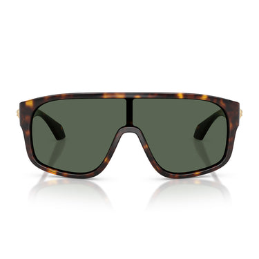 Versace Occhiali da Sole VE4526U 108 71 Marrone Scuro Verde Uomo