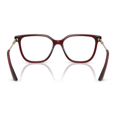 Versace Occhiali da Vista VE3388U 5538 Rosso Ciliegia/Trasparente Donna 3