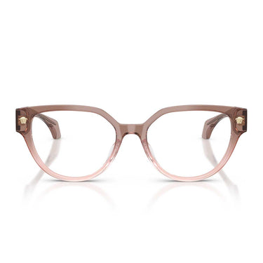 Versace Occhiali da Vista VE3394D 5435 Marrone Sfumato Rosa/Trasparente Donna