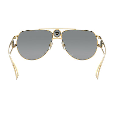 Versace Okulary Przeciwsłoneczne VE2225 100287 Złoto/Szary Unisex 5