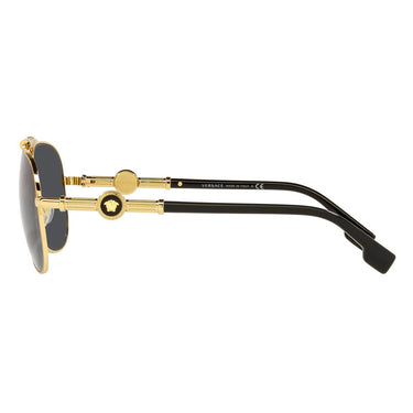 Versace Sonnenbrille VE2236 100287 Gold/Dunkelgrau Unisex 2