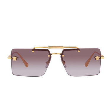 Versace Okulary Przeciwsłoneczne VE2245 10028H Złoto/Fioletowy Gradient Unisex