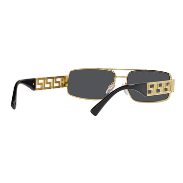 Versace Okulary Przeciwsłoneczne VE2257 100287 Złoty/Ciemnoszary Unisex 5