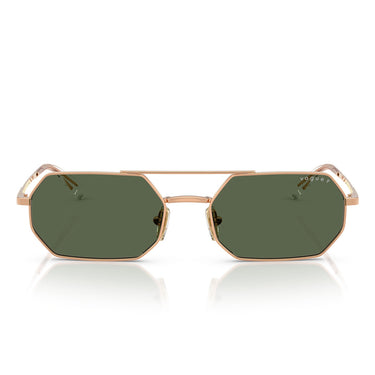 Vogue Occhiali da Sole VO4329S 51529A Oro Pallido/Verde Scuro Donna Polarizzati
