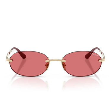 Vogue Occhiali da Sole VO4342S 848/75 Oro Pallido/Rosso Donna