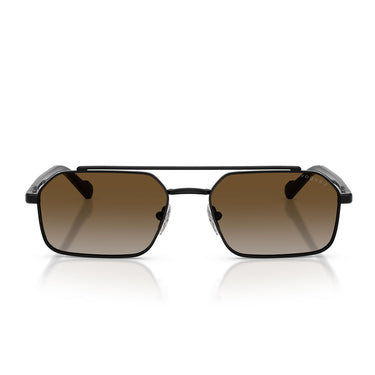 Vogue Occhiali da Sole VO4356S 352 T5 Nero Grigio Sfumato Marrone Uomo Polarizzati