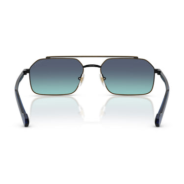 Vogue Occhiali da Sole VO4356S 51374S Oro Antico Azzurro Sfumato Blu Uomo 4