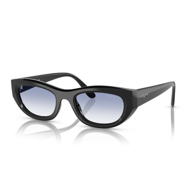 Vogue Occhiali da Sole VO5616S W44 19 Nero Trasparente Sfumato Azzurro Donna 2