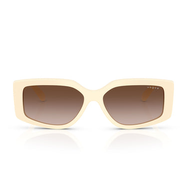 Vogue Occhiali da Sole VO5642SU 316713 Full Ivory Marrone Sfumato Donna